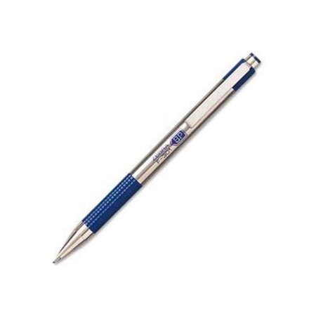 ZEBRA PEN Zebra F-301 Ballpoint Retractable Pen, Blue Ink, Fine, Dozen 27120